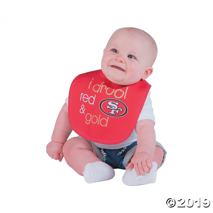 : WinCraft NFL San Francisco 49ers WCRA1963624 All Pro Baby Bib :  Sports & Outdoors