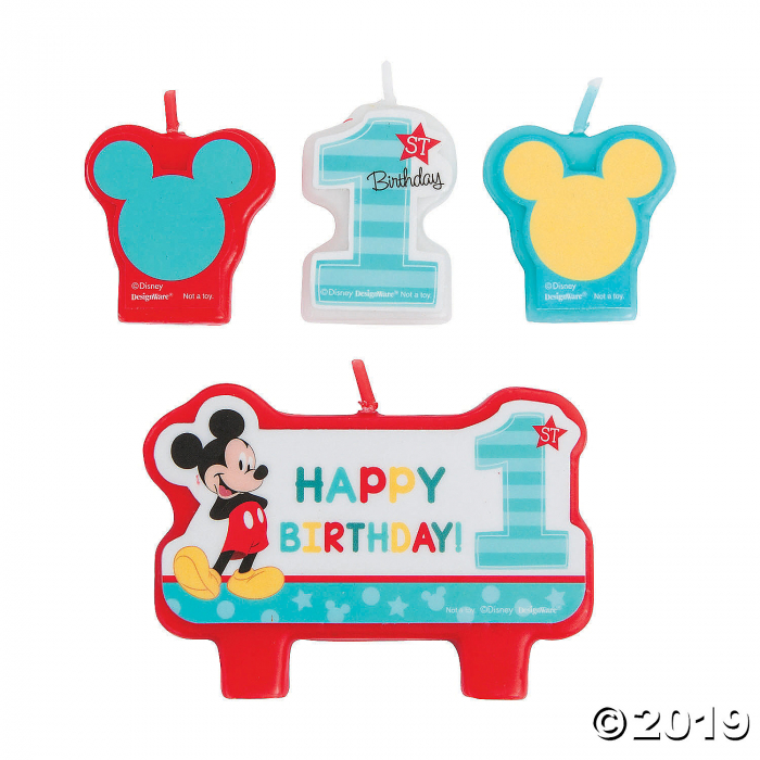 Disney® Mickey's Fun To Be One Candle Set (1 Set(s)) Disney® Mickey's Fun To Be One Candle Set (1 Set(s))