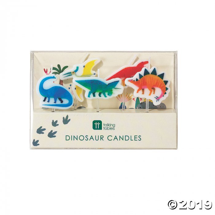 Party Dinosaur-Shaped Candles (5 Piece(s))