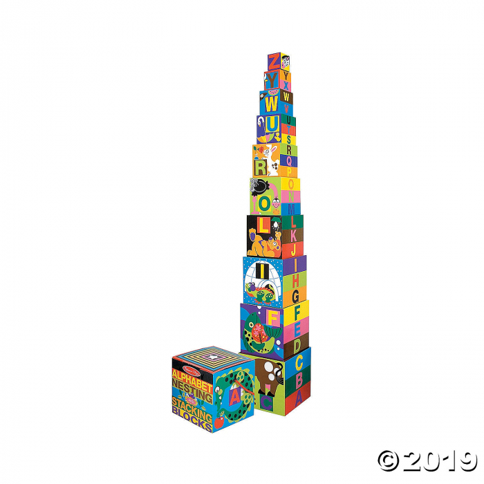 Melissa & Doug® Alphabet Nesting & Stacking Blocks (1 Set(s))