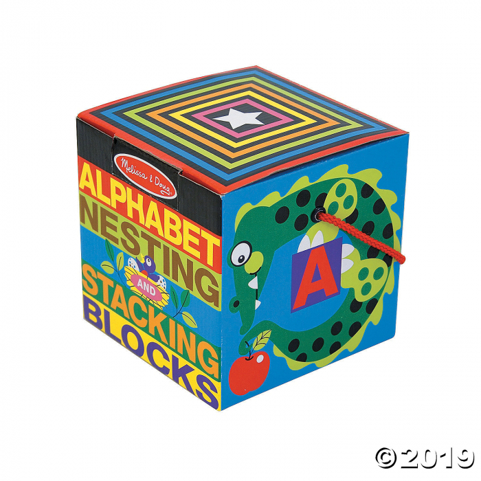 Melissa & Doug® Alphabet Nesting & Stacking Blocks (1 Set(s))