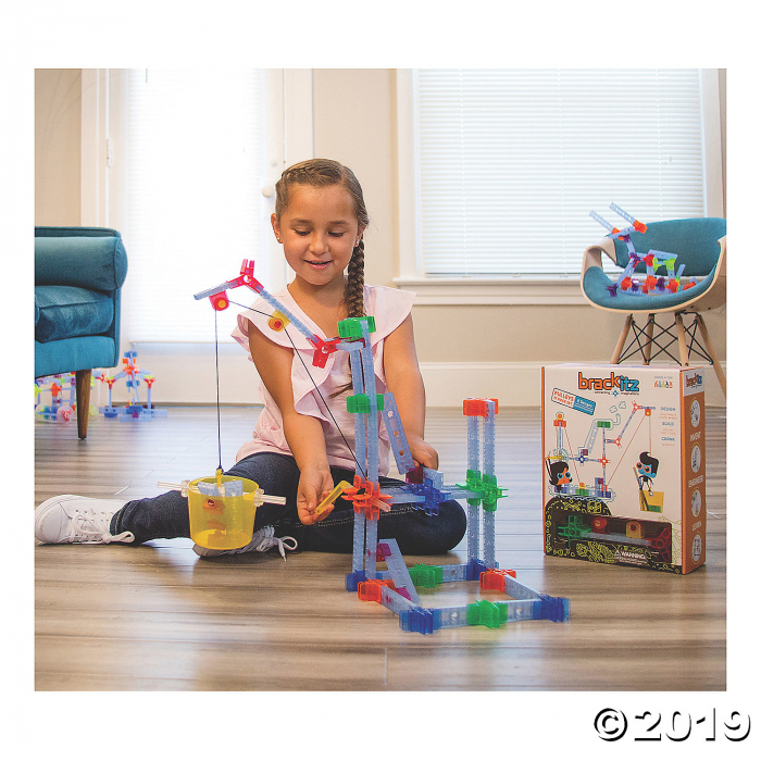 Brackitz® Pulleys Construction Set - 77 Pieces (1 Set(s))