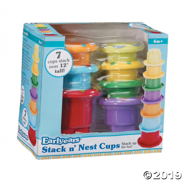 Stack n' Nest Cups -Set of 3 packs (3 Piece(s))