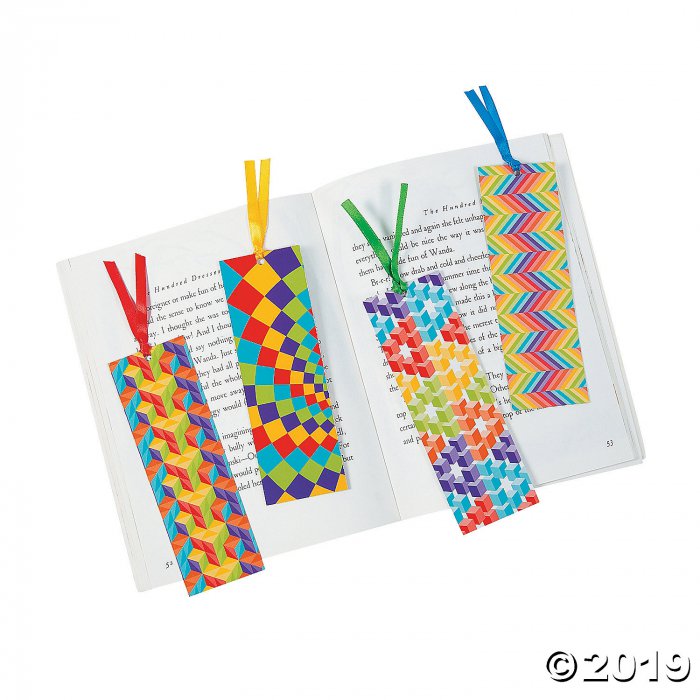 Laminated Optical Illusion Bookmarks (48 Piece(s))