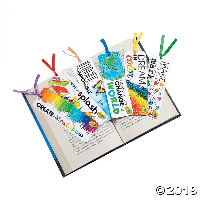 Laminated Crayola® Bookmarks (48 Piece(s))
