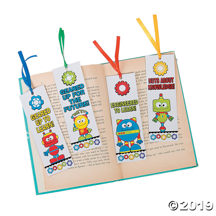 Laminated STEM Robots & Gears Bookmarks (48 Piece(s))