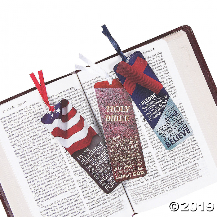 Religious Pledge Bookmarks (24 Piece(s)) Religious Pledge Bookmarks (24 Piece(s))