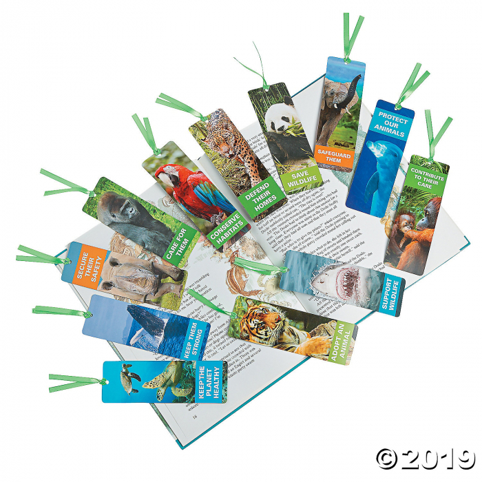 Laminated Endangered Animal Bookmarks (48 Piece(s))