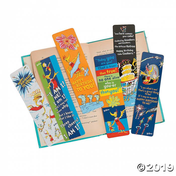 Dr. Seuss Happy Birthday Bookmarks (50 Piece(s)) Dr. Seuss Happy Birthday Bookmarks (50 Piece(s))