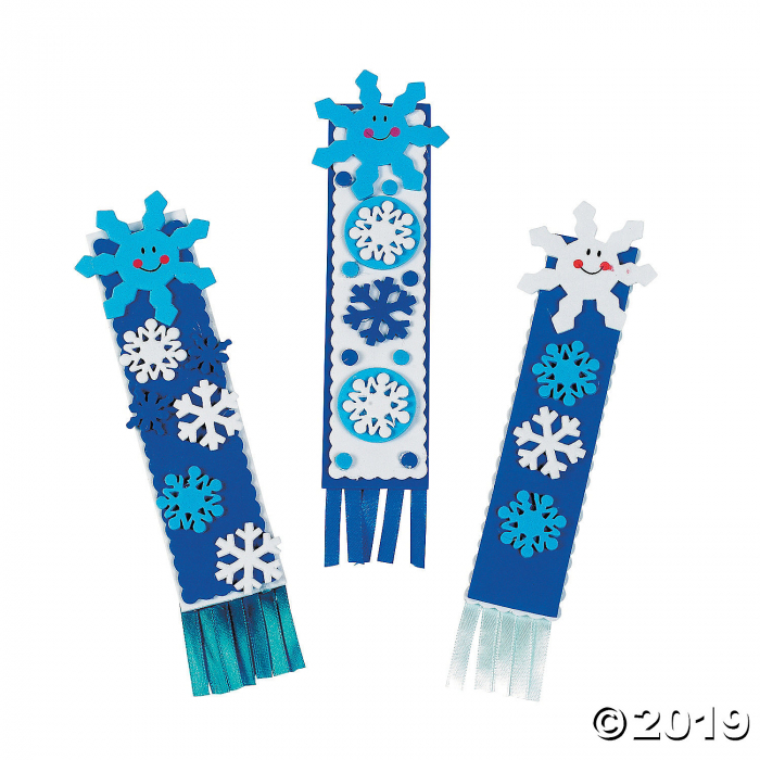 Snowflake Bookmark Craft Kit (Makes 12)