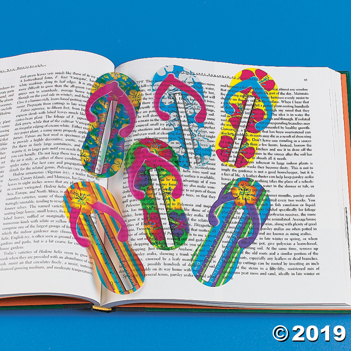 Flip Flop Ruler Bookmarks (48 Piece(s)) Flip Flop Ruler Bookmarks (48 Piece(s))