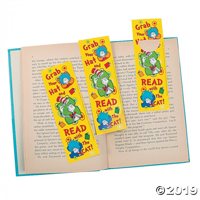 Dr. Seuss Grab Your Hat Bookmarks (36 Piece(s))