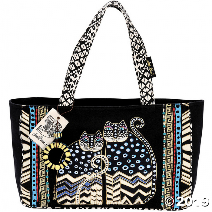 Laurel Burch Medium Tote Zipper Top 15.5"X4.5"X10", Spotted Cats (1 Piece(s)) Laurel Burch Medium Tote Zipper Top 15.5"X4.5"X10", Spotted Cats (1 Piece(s))