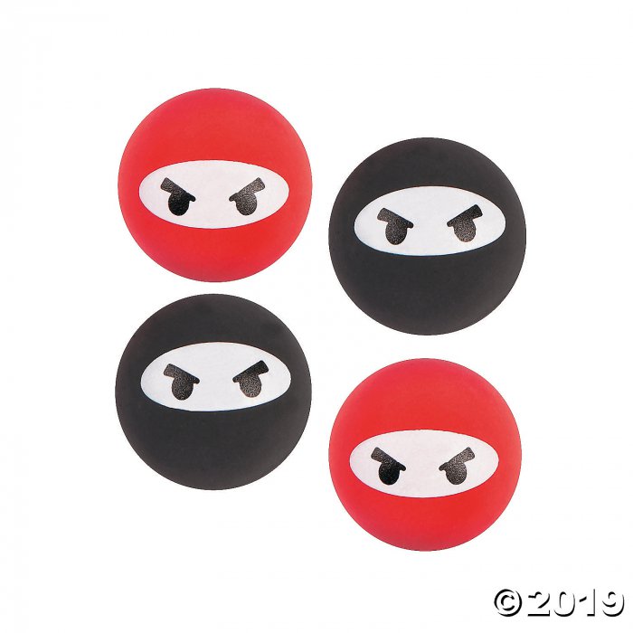 Ninja Bouncy Ball Assortment (Per Dozen)