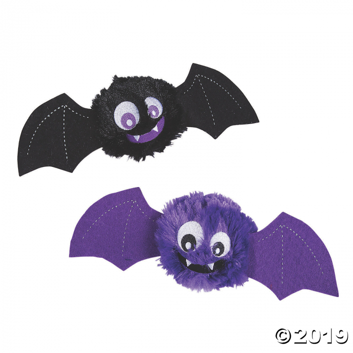 Halloween Fuzzy Plush Bat Bouncing Balls (Per Dozen) Halloween Fuzzy Plush Bat Bouncing Balls (Per Dozen)