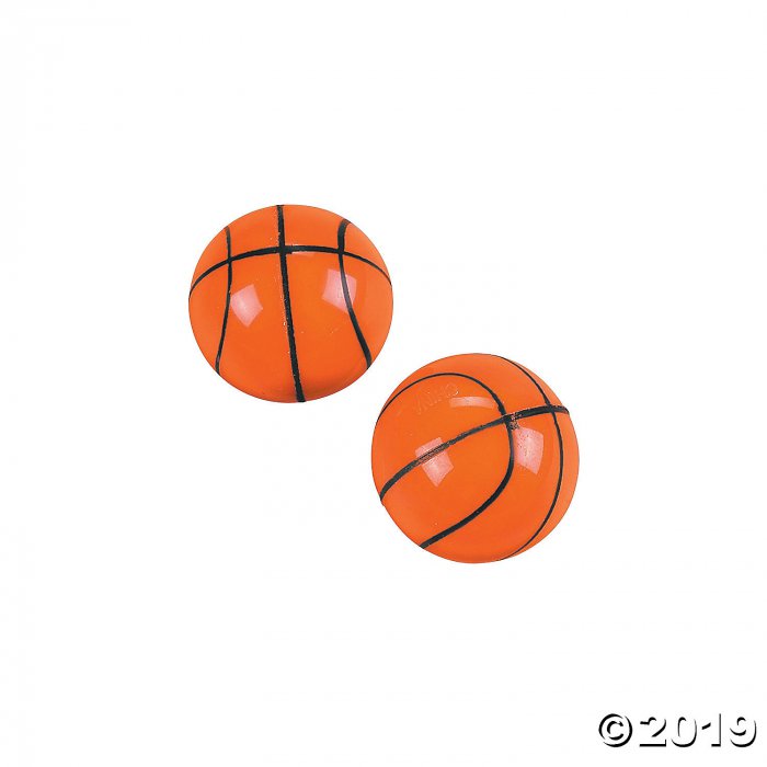 Basketball Bouncy Balls (Per Dozen)