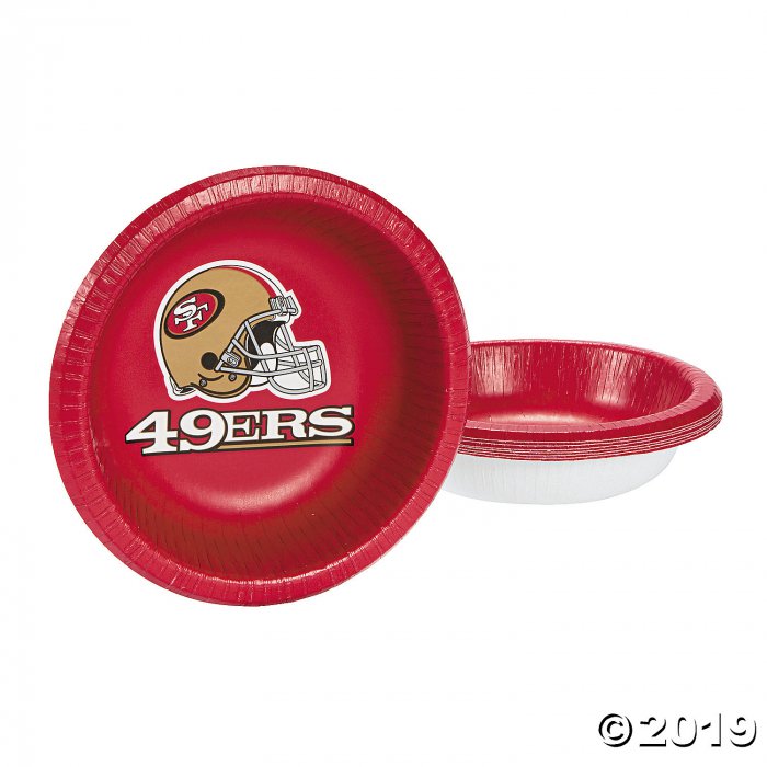 NFL® San Francisco 49ers Paper Bowls (8 Piece(s))