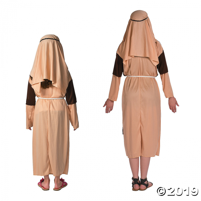 Child S Deluxe Brown Beige Shepherd Costume Large Extra Deluxe Brown Beige Shepherd Costume