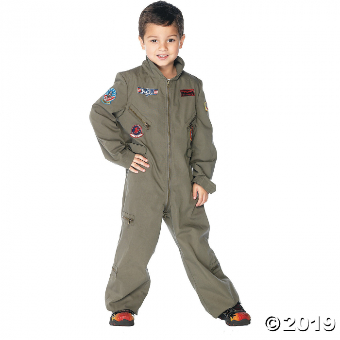 Boy's Top Gun Flight Suit Costume - Small (1 Piece(s)) Boy's Top Gun Flight Suit Costume - Small (1 Piece(s))