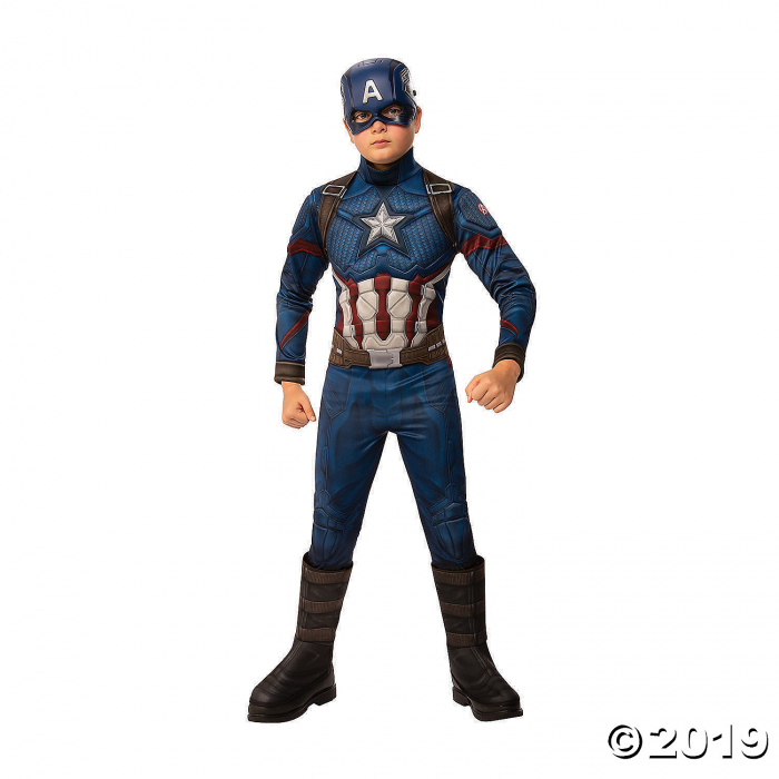 Boy's Deluxe The Avengers: Endgame Captain America Costume - Medium (1 Piece(s)) Boy's Deluxe The Avengers: Endgame Captain America Costume - Medium (1 Piece(s))