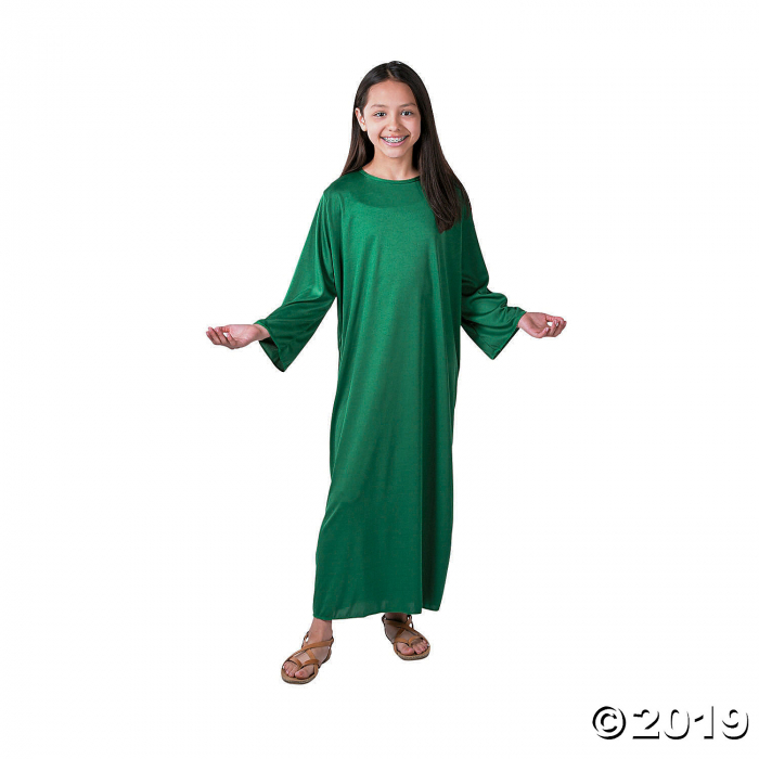 Kids' Large Green Nativity Gown