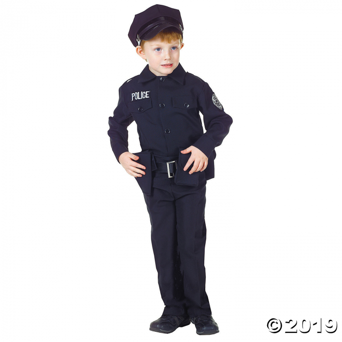 Kid's Police Officer Costume - Small (1 Set(s))