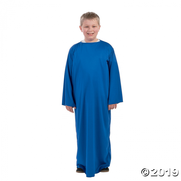 Kids' Dark Blue Nativity Gown - L/XL (1 Piece(s))
