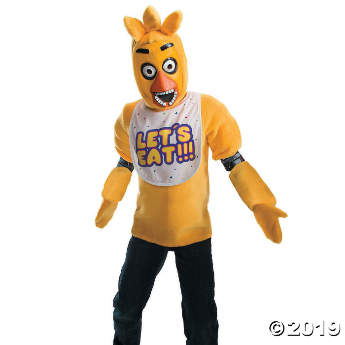 Kid's Deluxe Five Nights at Freddy's Chica Costume - Medium (1 Piece(s)) Kid's Deluxe Five Nights at Freddy's Chica Costume - Medium (1 Piece(s))