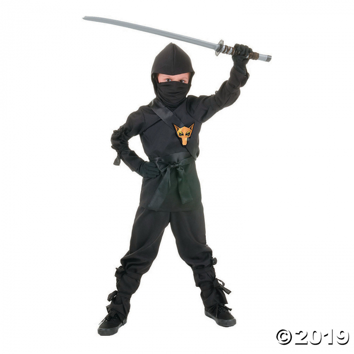 Child's Black Ninja Costume - Small (1 Piece(s))