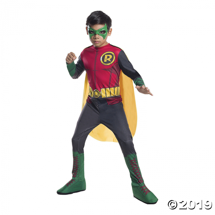 Boy's Photo Real Robin Costume - Medium (1 Piece(s)) Boy's Photo Real Robin Costume - Medium (1 Piece(s))