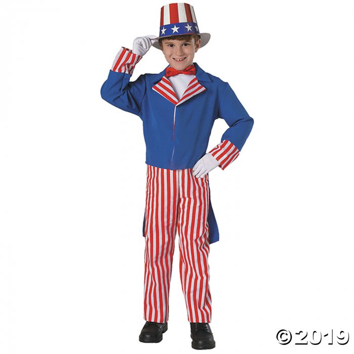 Boy\'s Uncle Sam Costume - Medium (1 Set(s))