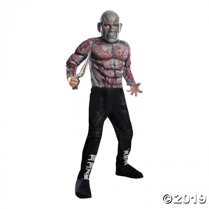 Kid's Deluxe Muscle Chest Drax Costume - Medium (1 Piece(s)) Kid's Deluxe Muscle Chest Drax Costume - Medium (1 Piece(s))