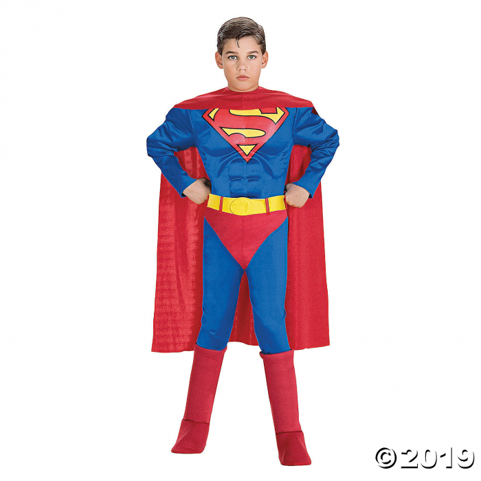 Boy's Deluxe Muscle Chest Superman Costume - Large (1 Piece(s)) Boy's Deluxe Muscle Chest Superman Costume - Large (1 Piece(s))