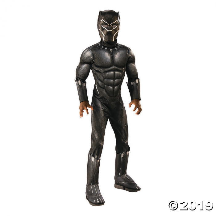 Boy's Deluxe Marvel Black Panther Costume - Large (1 Piece(s)) Boy's Deluxe Marvel Black Panther Costume - Large (1 Piece(s))