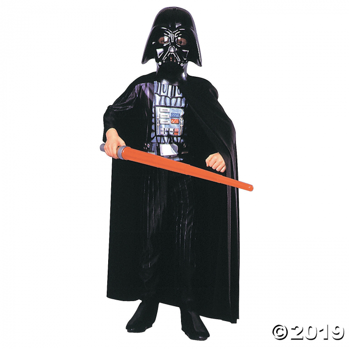 Boy's Darth Vader Mask & Costume - Large (1 Piece(s))
