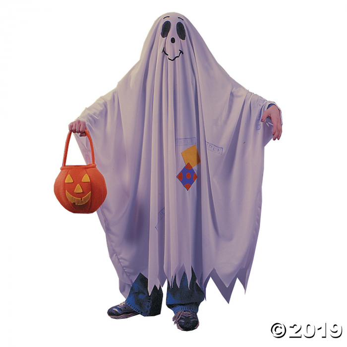 Kid's Friendly Ghost Costume - Medium (1 Piece(s)) Kid's Friendly Ghost Costume - Medium (1 Piece(s))