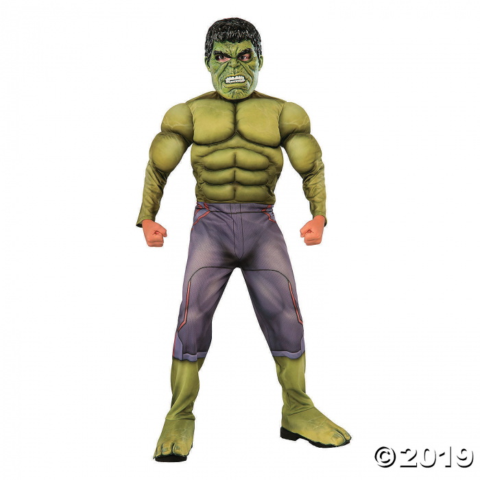 Kid's Deluxe Hulk Costume - Medium (1 Piece(s)) Kid's Deluxe Hulk Costume - Medium (1 Piece(s))