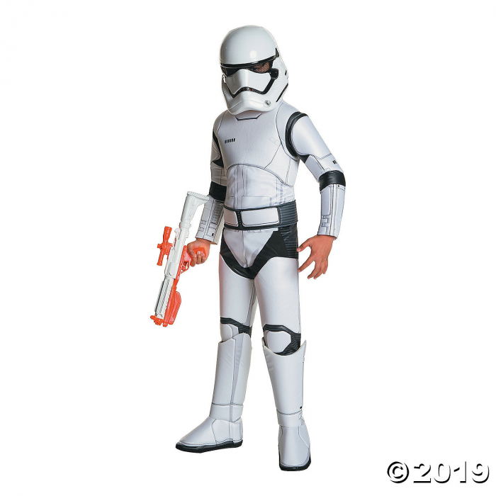 Boy's Super Deluxe Star Wars: The Force Awakens Stormtrooper Costume ...