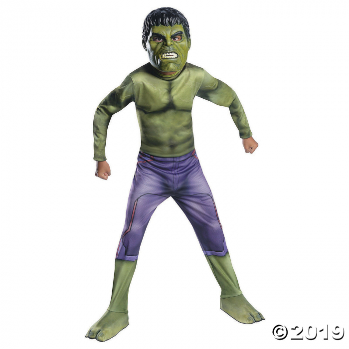 Kid's Hulk Costume - Large (1 Piece(s)) | GlowUniverse.com