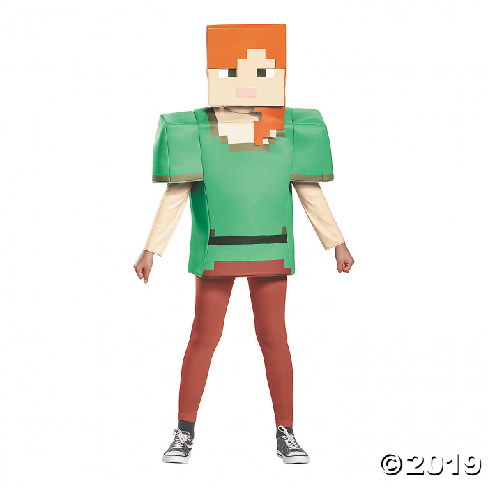 Kid's Classic Minecraft Alex Costume - Small (1 Piece(s))