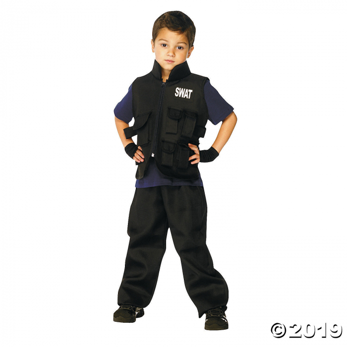 Boy's SWAT Costume - Medium (1 Piece(s))