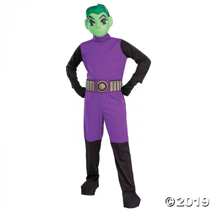 Boy's Beast Boy Costume - Large (1 Piece(s)) | GlowUniverse.com