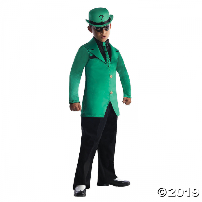 Boy's Riddler Costume - Large (1 Piece(s)) Boy's Riddler Costume - Large (1 Piece(s))