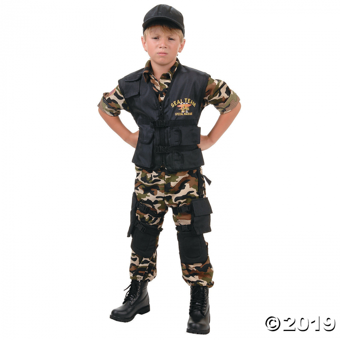 Boy's Seal Team Costume - Extra Large (1 Set(s)) Boy's Seal Team Costume - Extra Large (1 Set(s))