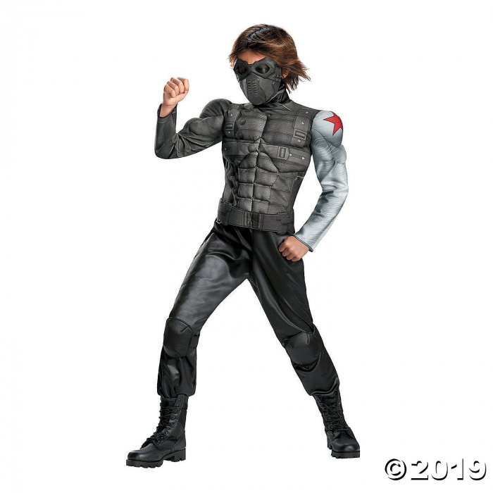 Boy's Muscle Captain America Winter Soldier Costume - Extra Small (1 Piece(s))