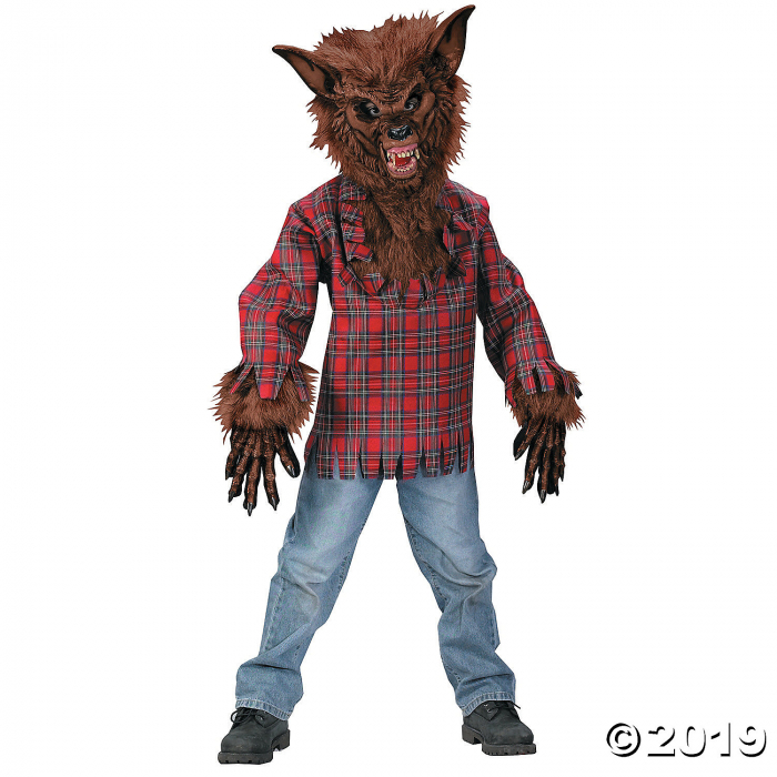 Boy's Brown Werewolf Costume - Large (1 Set(s)) Boy's Brown Werewolf Costume - Large (1 Set(s))