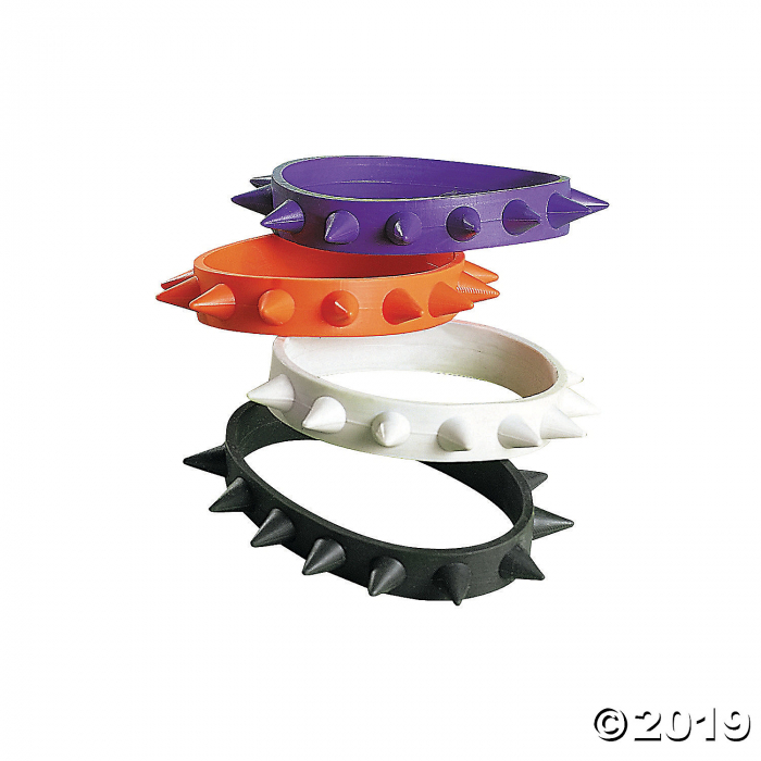 Spike Rubber Bracelets (Per Dozen) Spike Rubber Bracelets (Per Dozen)