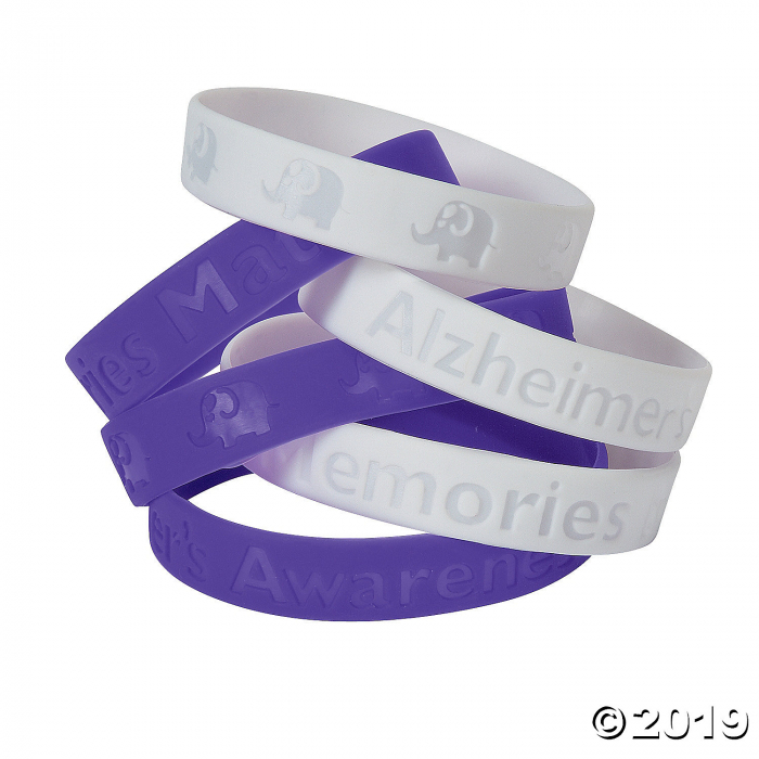 Alzheimer's Awareness Silicone Bracelets (24 Piece(s))