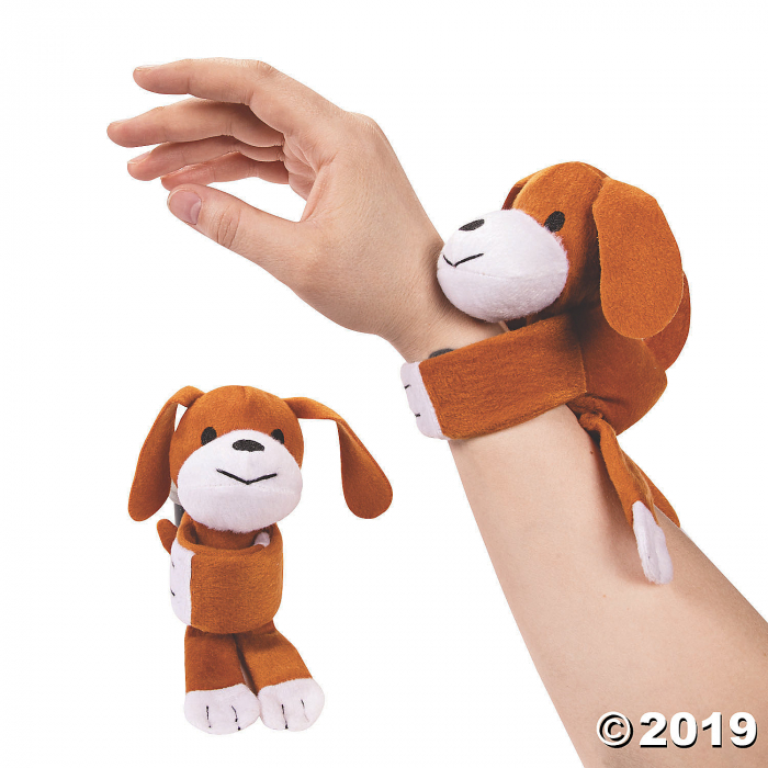 Hugging Stuffed Dog Bracelets (Per Dozen)