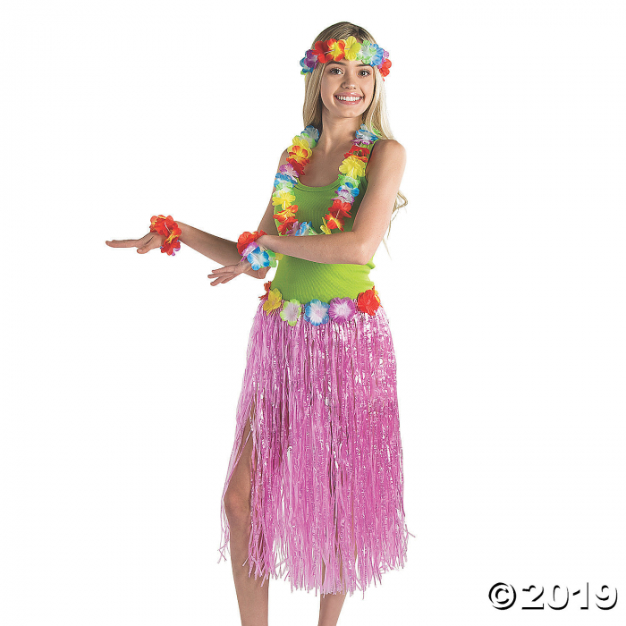 Adult's Multicolor Hula Kits for 12 (Per Dozen) | GlowUniverse.com